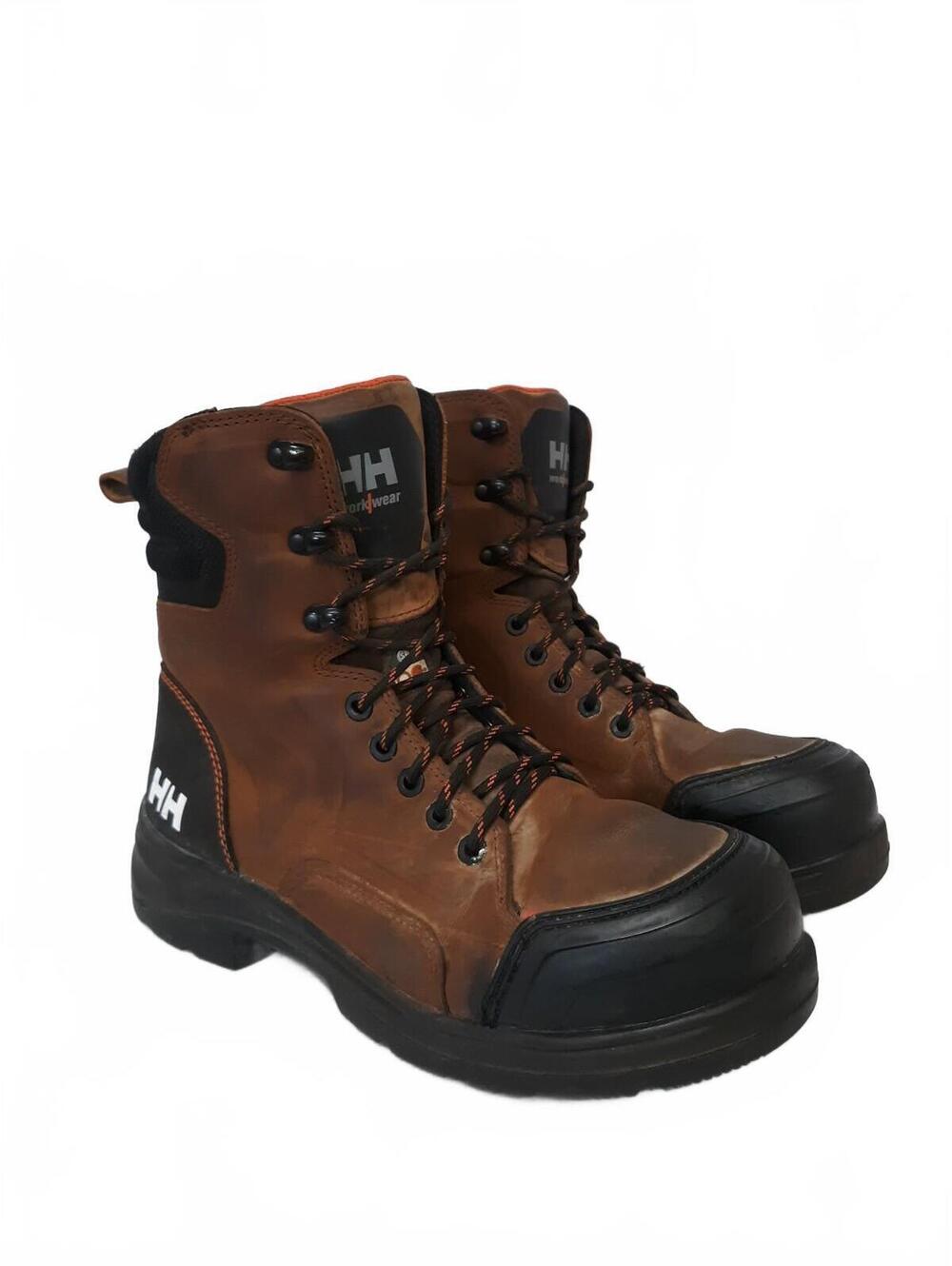 Helly Hansen HHS252022 Men 10.5 M Brown Leather Waterproof Safety Toe Work Boots